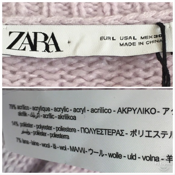 Zara Knit Sweater with Ruffle Trim Size Large - Picture 4 of 8